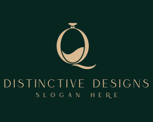 Elegant Perfume Letter Q logo design