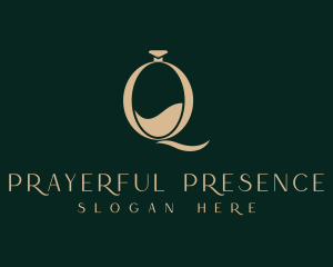 Elegant Perfume Letter Q logo design