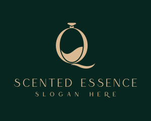 Elegant Perfume Letter Q logo