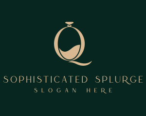 Elegant Perfume Letter Q logo design