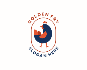 Chicken Rooster Bird logo design