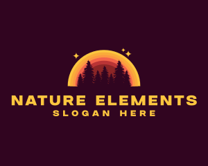 Nature Park Forest logo design