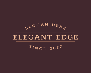 Simple Elegant Boutique logo design