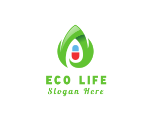 Eco Capsule Medicine logo design