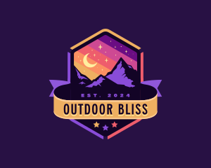 Outdoor Mountain Summit logo design