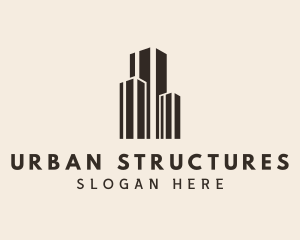 Urban Construction Building  logo design