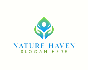 Natural Spa Massage logo design