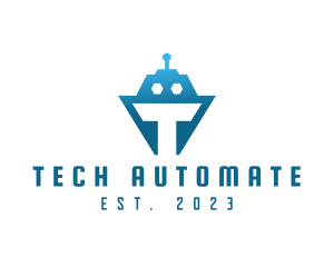 Tech Tank Robot logo design