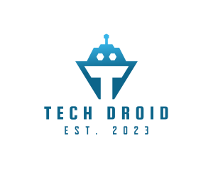 Tech Tank Robot logo design