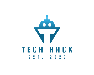 Tech Tank Robot logo design