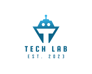 Tech Tank Robot logo design