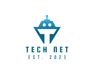 Tech Tank Robot logo design