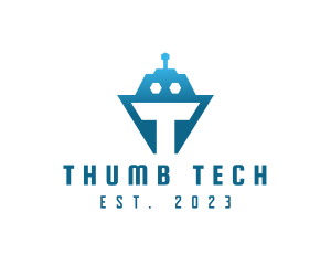 Tech Tank Robot logo design