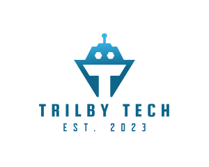 Tech Tank Robot logo design