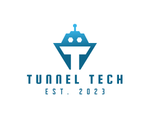 Tech Tank Robot logo design