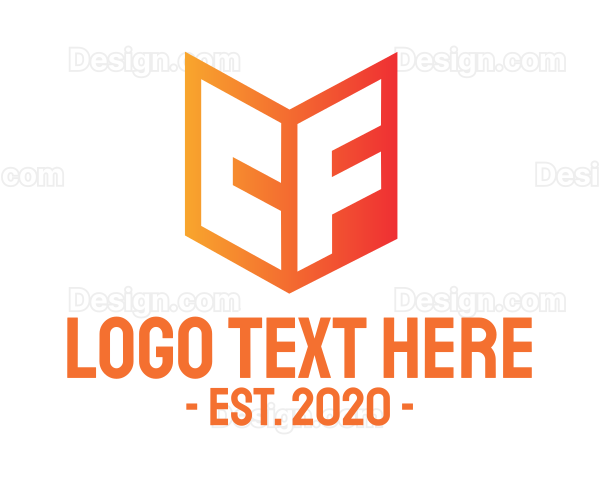 Modern Gradient CF Logo