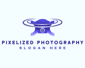 Drone Surveillance Camera logo design