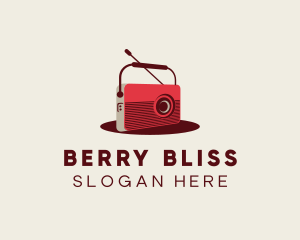 Retro Radio Broadcast logo design