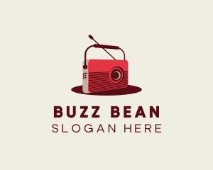 Retro Radio Broadcast logo design