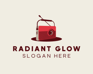 Retro Radio Broadcast logo design