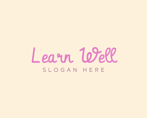 Feminine Cursive Wellness logo design