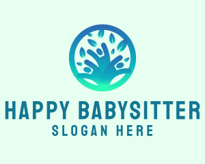 Happy Community Tree logo design