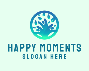 Happy Community Tree logo design