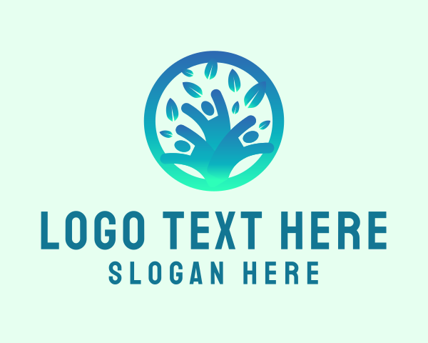 Vegetarian logo example 2