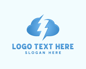 Cloud Lightning Power logo