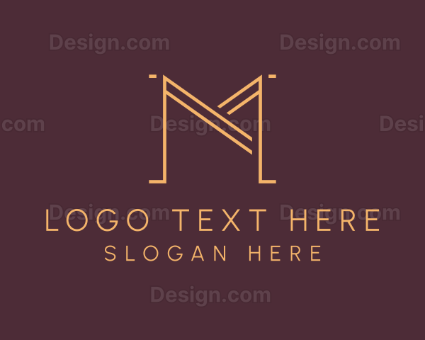 Elegant Modern Letter M Logo