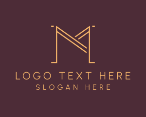 Elegant Modern Letter M logo