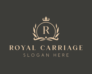 Elegant Boutique Crown Crest logo design