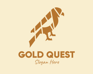 Gold Finch Bird logo design