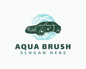 Clean Sedan Car logo design