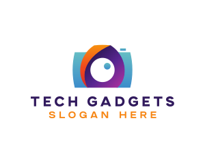 Modern Camera Gadget logo design