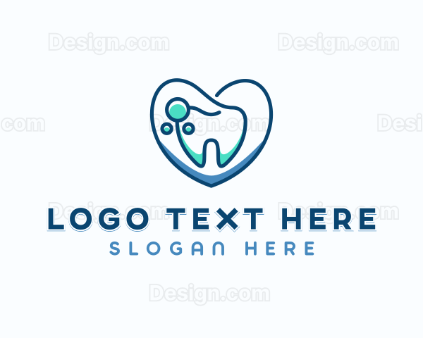 Tooth Dental Hygienist Logo