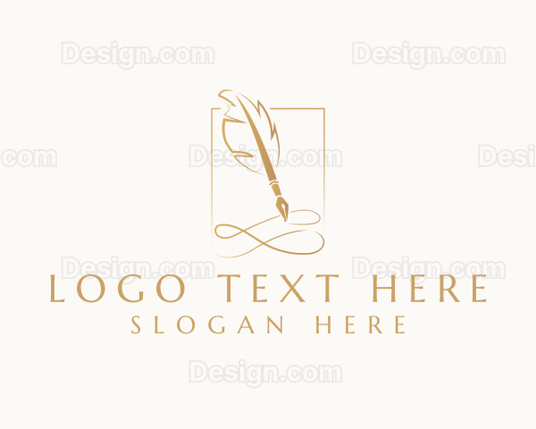 Elegant Quill Pen Logo