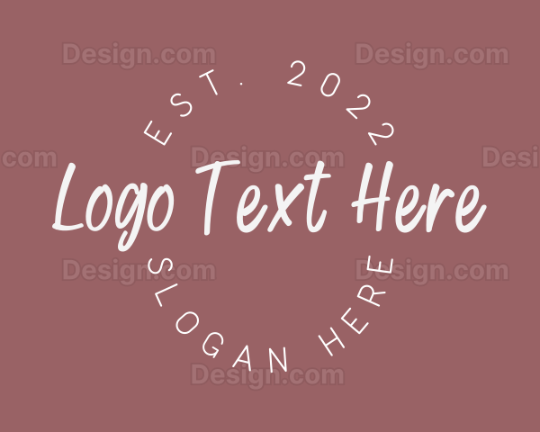 Luxury Handwritten Style Logo