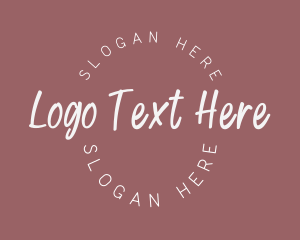 Luxury Handwritten Style Logo