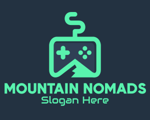 Green Mountain Gamepad logo design