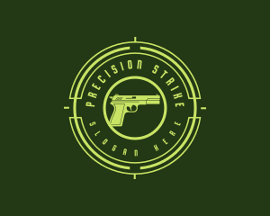 Military Gun Target logo