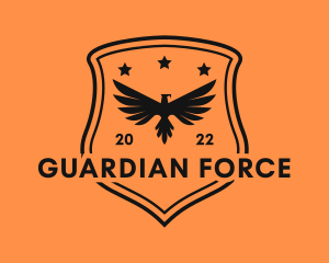 Army Eagle Shield logo design