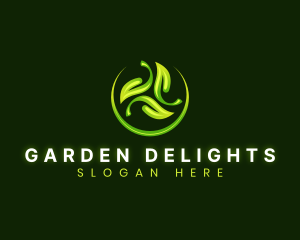 Landscaping Leaf Garden logo design