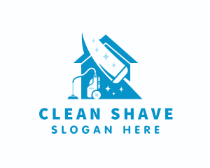 Clean Vacuum Housekeeping  logo design