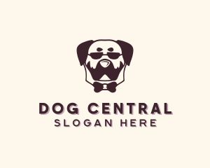 Sunglasses Dog Accessory logo design