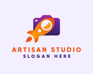 Rocket Photography Studio logo design