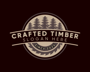 Sawmill Tree Woodwork logo design