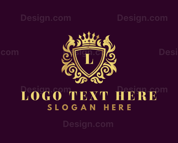 Shield Luxury Crown Logo