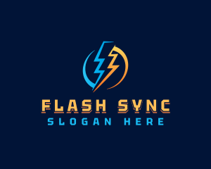 Voltage Lightning Energy logo design