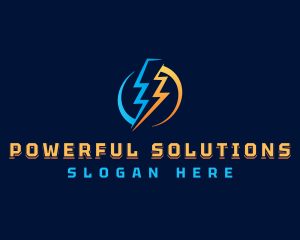 Voltage Lightning Energy logo design